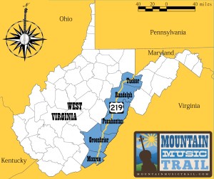 Mountain Music Trail Map
