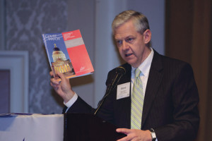 Roberts speaking at the 2014 Annual Meeting and Business Summit. 