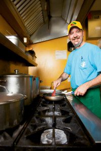 Alan Huffman,  owner and chef.
