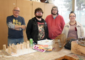 Bob Villamagna with students 2016