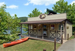 North Bend Outfitters, a lakeside concession at North Bend State Park, offers kayak and canoe rentals to Quest participants and other park guests. Photo by Rick Steelhammer.