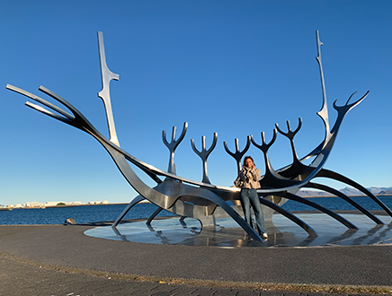 Sólfar, or The Sun Voyager, pays homage to Iceland’s history of sea exploration.