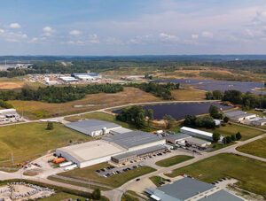 Jackson County Maritime & Industrial Park and BHE solar panels.